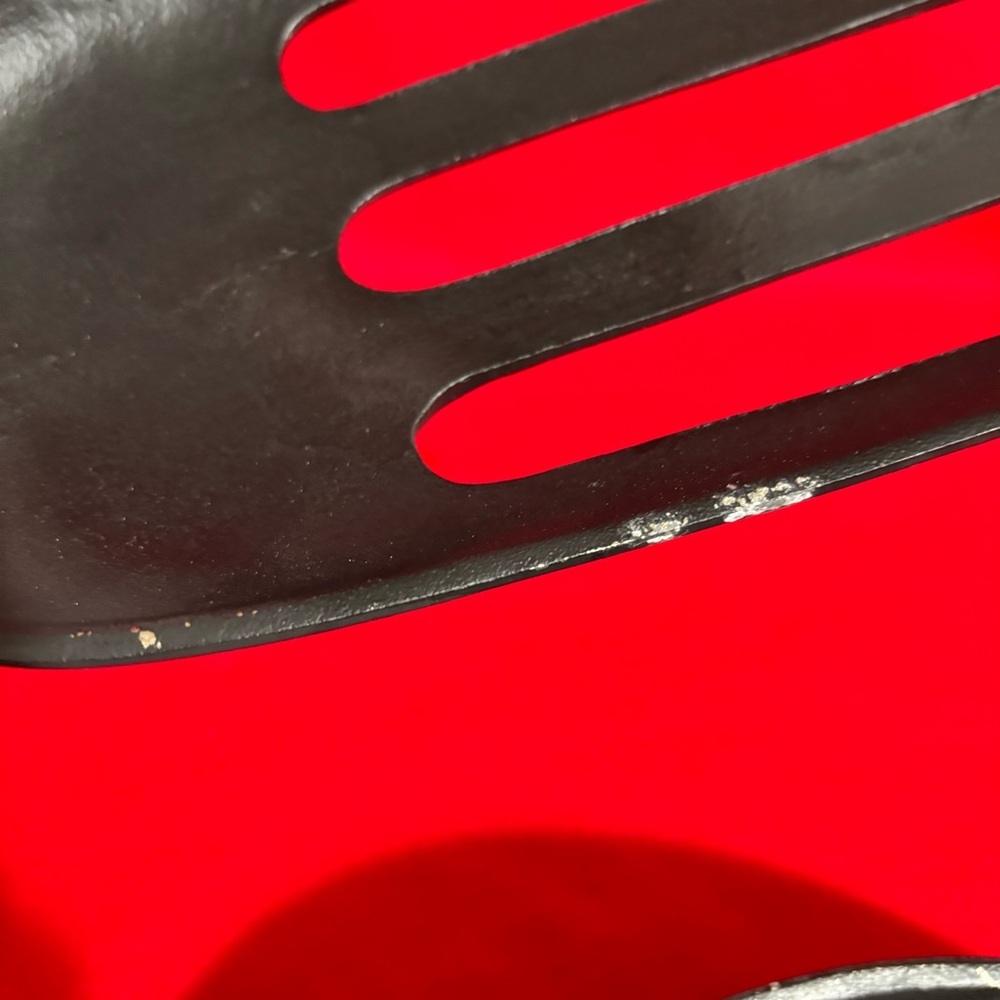 Black Decorative Kitchen Utensils Fork and Spoon Set Wall Hanging Decor - Picture 7 of 8